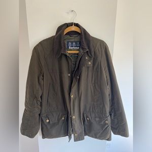 BARBOUR ASHBY JACKET, OLIVE, size Medium